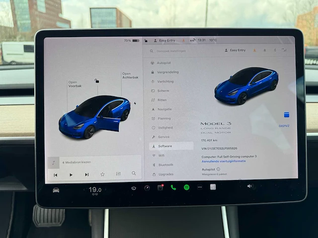 Tesla - model 3 - long range awd 75kwh - g-821-vz - 2019 - afbeelding 2 van  21