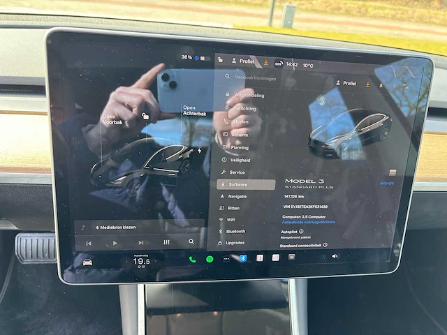 Tesla - model 3 - stnd.rwd plus 60 kwh - g-464-nv - 2019 - afbeelding 4 van  20