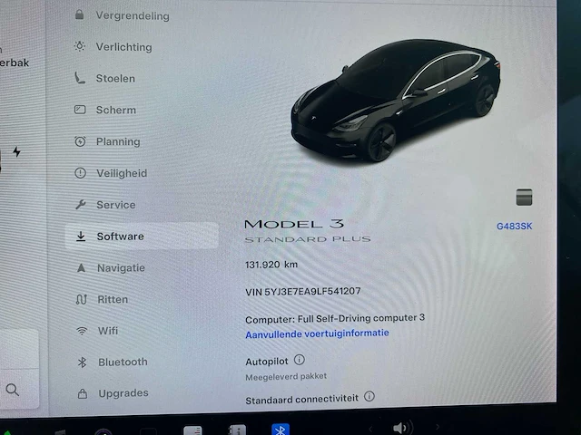 Tesla - model 3 - stnd.rwd plus 60 kwh - g-483-sk - 2019 - afbeelding 2 van  25