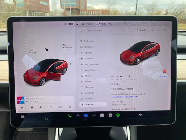Tesla - model 3 - stnd.rwd plus 60 kwh - g-586-xs - 2019 - afbeelding 2 van  25