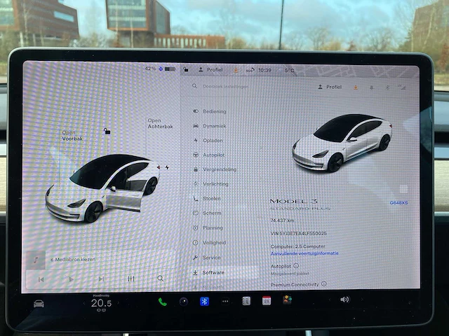 Tesla - model 3 - stnd.rwd plus 60 kwh - g-648-xs - 2019 - afbeelding 9 van  25