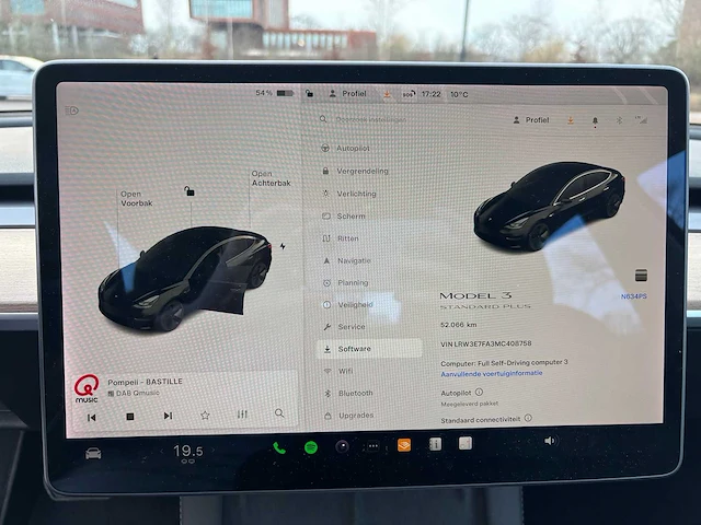 Tesla - model 3 - stnd.rwd plus 60 kwh - n-634-ps - 2021 - afbeelding 2 van  25