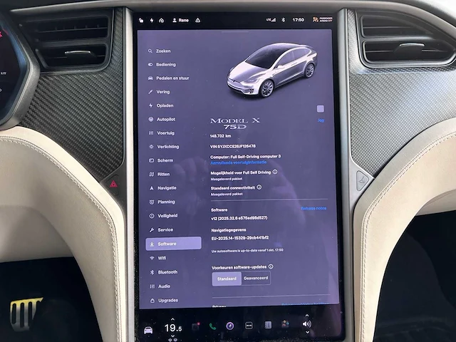 Tesla - model x - 75d base - 7persoons - 149dkm nap - 2018 - xb-875-b - afbeelding 14 van  29