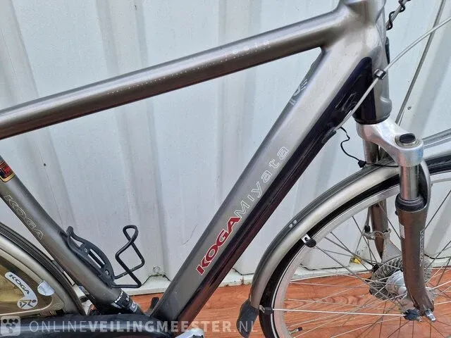 Tesla e-bike/ elektrische fiets koga, grijs - afbeelding 3 van  8