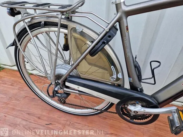 Tesla e-bike/ elektrische fiets koga, grijs - afbeelding 4 van  8