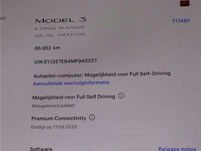 Tesla model 3 long range dual motor | t-174-bf - afbeelding 38 van  44