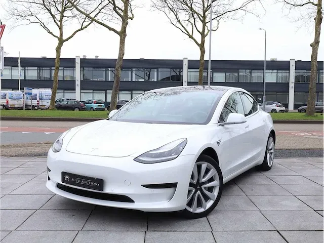 Tesla model 3 standard range plus rwd 60 kwh automaat 2019 panoramadak vol leer camera autopilot , g-446-tr - afbeelding 1 van  34