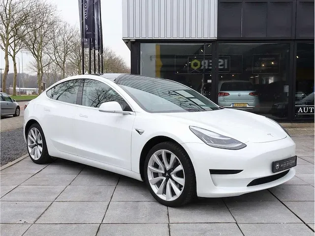 Tesla model 3 standard range plus rwd 60 kwh automaat 2019 panoramadak vol leer camera autopilot , g-446-tr - afbeelding 32 van  34