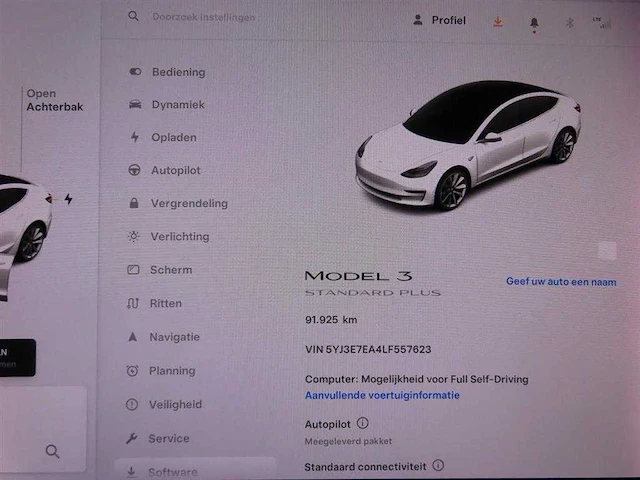 Tesla model 3 standard rwd plus 60 kwh 2019 trekhaak | g-941-sk - afbeelding 15 van  18