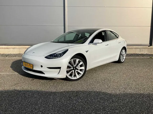 Tesla model 3 standard rwd plus 60 kwh automaat 2020 panoramadak vol leer, g-446-tr - afbeelding 1 van  25