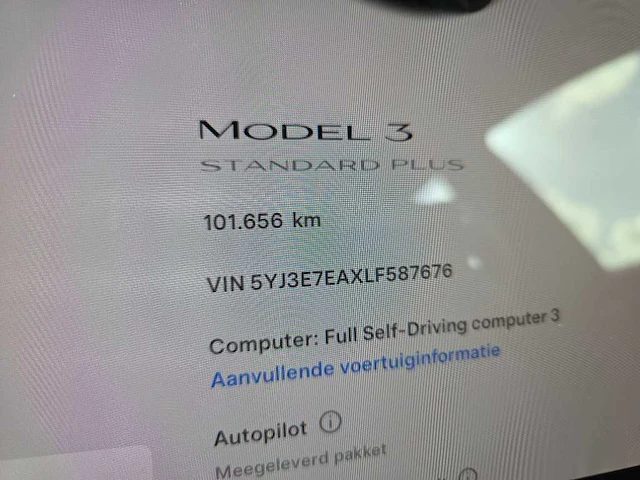 Tesla model 3 standard rwd plus 60 kwh car 2020 | h-503-kx - afbeelding 13 van  26