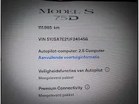 Tesla model s 75d base automaat, sg-214-h - afbeelding 10 van  15