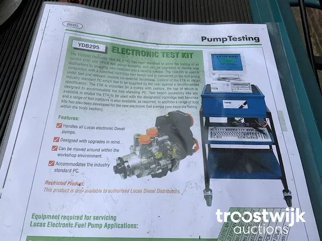 Test kit / calibrator brandstofpomp dieselmotoren - afbeelding 7 van  20