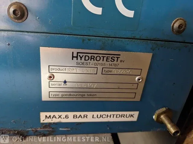 Testbank hardridge, hydrotest 93020 - afbeelding 4 van  4