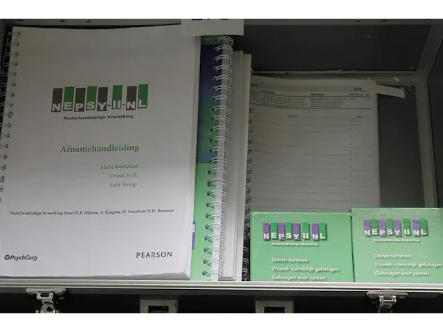 Testset pearson nepsy-ii-nl in koffer. - afbeelding 2 van  2