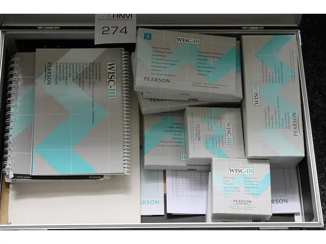 Testset pearson wisc-iii-nl in koffer. - afbeelding 2 van  2