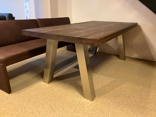 Teun eiken eetkamertafel - afbeelding 2 van  8