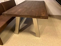 Teun eiken eetkamertafel - afbeelding 5 van  8