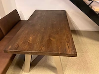 Teun eiken eetkamertafel - afbeelding 6 van  8