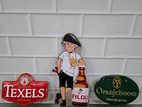 Texels speciaalbier / filou / oranjeboom - reclamebord (3x) - afbeelding 1 van  5