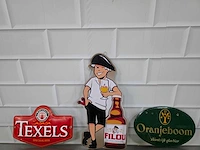 Texels speciaalbier / filou / oranjeboom - reclamebord (3x) - afbeelding 2 van  5