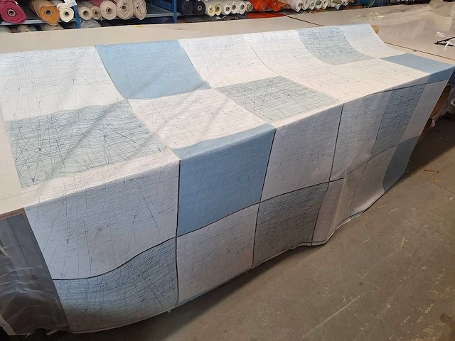 Textielrol 140 meter blocks 300 hoog (2x) - afbeelding 1 van  3