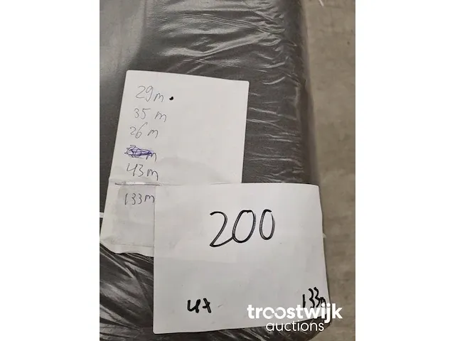 Textielrollen lodestof / kamgaren / uniformen stoffen groen/grijs - afbeelding 2 van  4