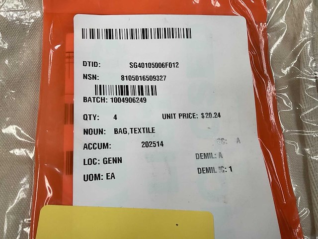 Textile bag (4x) - afbeelding 5 van  5