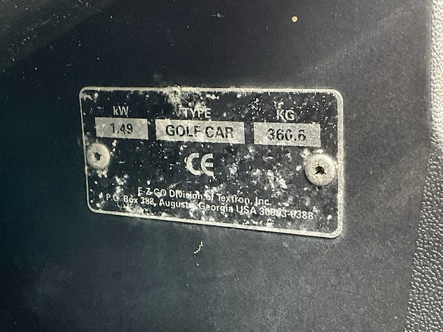Textron e-z-go golfkar - afbeelding 21 van  22