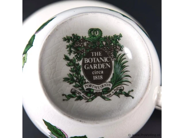 The botanic garden ca. 1818 portmeurion oversized engels kop en schotel - afbeelding 5 van  5