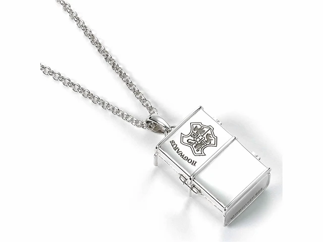 The carat shop - harry potter - zilveren hogwarts koffer halsketting - afbeelding 2 van  4