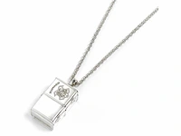 The carat shop - harry potter - zilveren hogwarts koffer halsketting - afbeelding 3 van  4