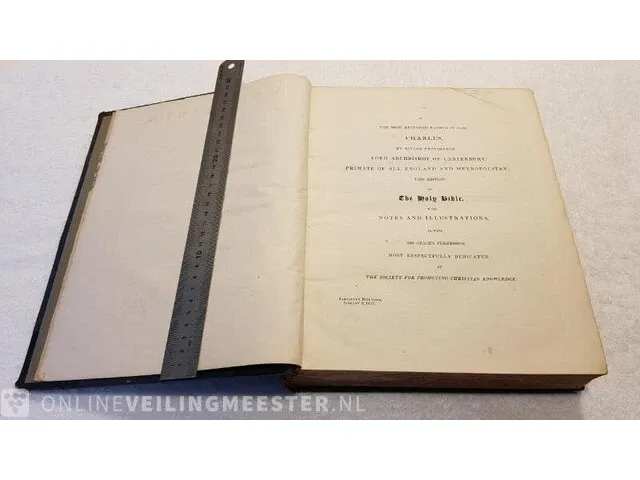 The holy bible oxford, bouwjaar 1826 - afbeelding 3 van  6