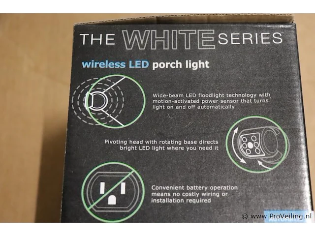 The white series verlichting met beweging sensor - 2 stuks - afbeelding 4 van  5