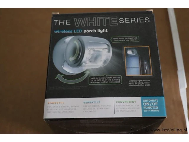 The white series verlichting met beweging sensor - 2 stuks - afbeelding 5 van  5