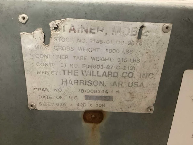 The willard and co. kast - afbeelding 6 van  6