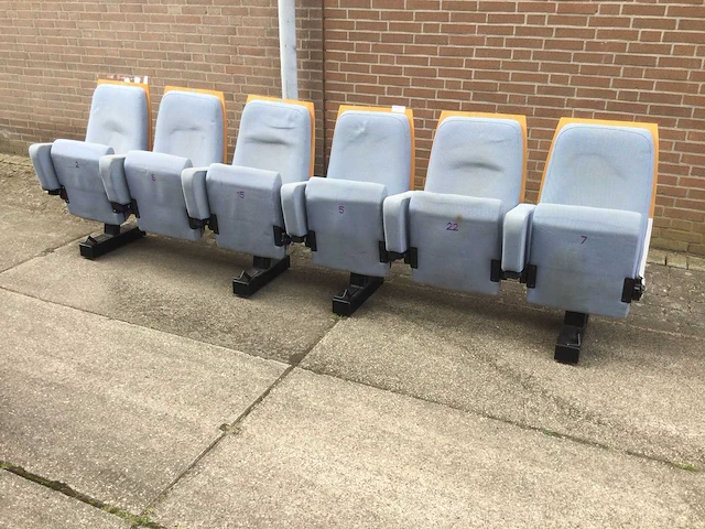 Theaterstoel (6x) - afbeelding 1 van  2
