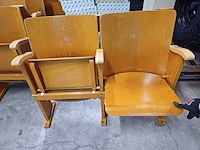 Theaterstoelen/kerkbanken (21x) - afbeelding 5 van  11