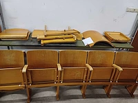 Theaterstoelen/kerkbanken (21x) - afbeelding 9 van  11