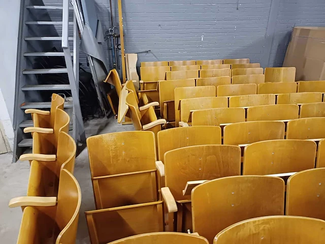 Theaterstoelen/kerkbanken (21x) - afbeelding 11 van  11