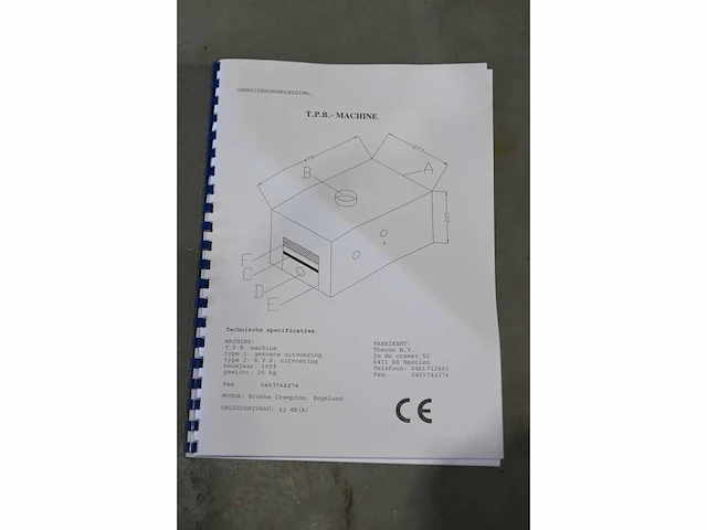 Thécor tpb 2 rvs puntjesmachine - afbeelding 5 van  6