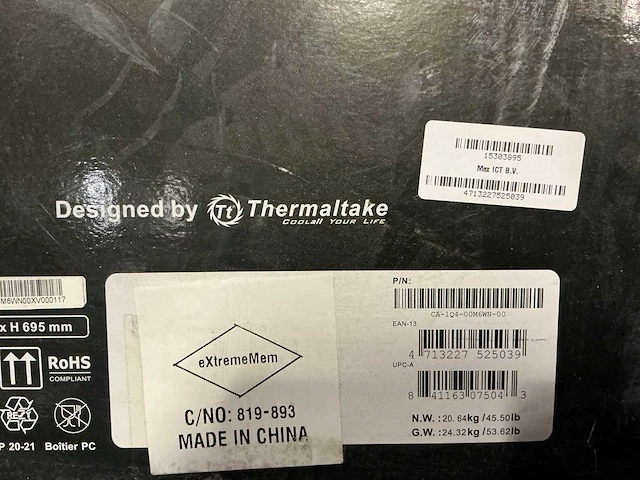 Thermaltake ah t600 snow - afbeelding 2 van  3