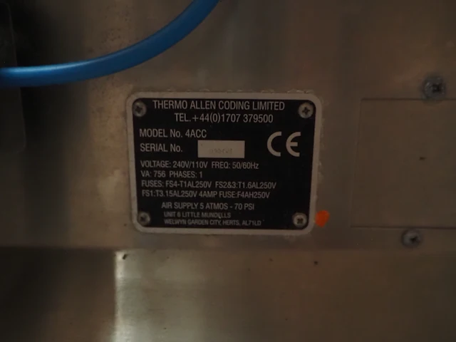 Thermo allen coding limited - afbeelding 3 van  11