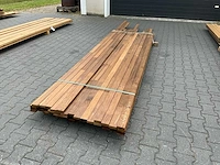 Thermo frake geschaafde plank (2370-3200x68x18mm) - afbeelding 1 van  4