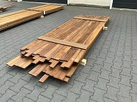 Thermo frake geschaafde plank (2450-3600x68x20mm) (85x) - afbeelding 1 van  4