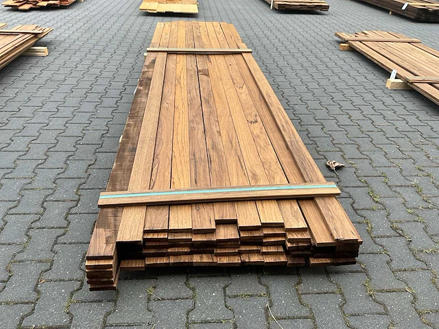 Thermo frake geschaafde plank (2820-4240x90x18mm) (81x) - afbeelding 4 van  4