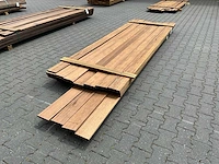 Thermo frake geschaafde plank (3050-3650x140x18mm) (31x) - afbeelding 1 van  5
