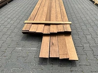Thermo frake geschaafde plank (3050-3650x140x18mm) (31x) - afbeelding 2 van  5