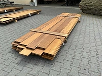 Thermo frake geschaafde plank (3650x185x18mm) (39x) - afbeelding 1 van  3
