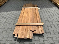 Thermo frake geschaafde plank partij (2650-3040x66-90x18mm) - afbeelding 3 van  4